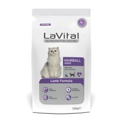 Lavital Hairball Kuzu Etli Yetişkin Kedi Maması 1.5 Kg