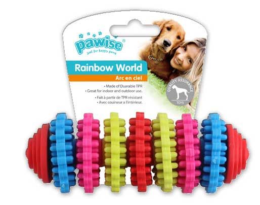 Pawise Rainbow World Dişli Termoplastik Köpek Oyuncağı 13.5 Cm