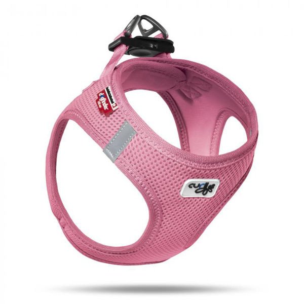 Curli Vest Air-Mesh Köpek Göğüs Tasması Pembe Small 40-45 Cm