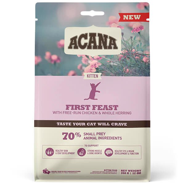 Acana Kitten First Feast Tavuklu Ve Ringa Balıklı Yavru Kedi Maması 340 gr