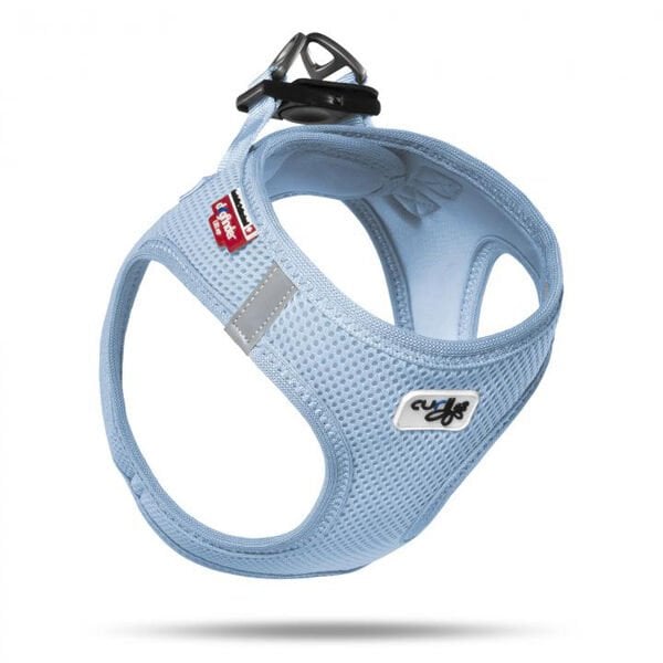 Curli Vest Air-Mesh Köpek Göğüs Tasması Açık Mavi Xxxsmall 26-30 Cm