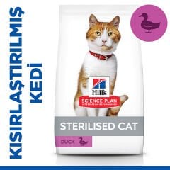 Hills Young Sterilised Ördekli Kısırlaştırılmış Kedi Maması 10 Kg