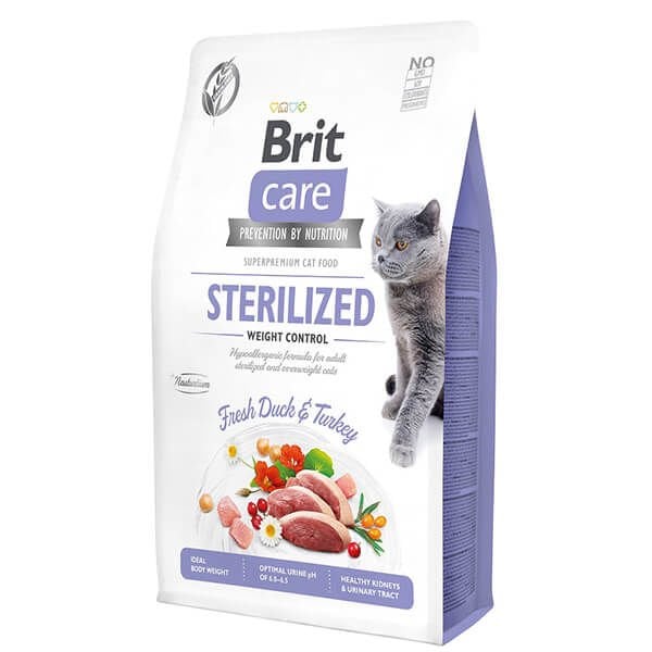Brit Care Sterilized Weight Control Düşük Kalorili Kısır Kedi Maması 7 Kg