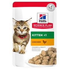 Hills Kitten Tavuklu Pouch Yavru Konserve Kedi Maması 85 Gr