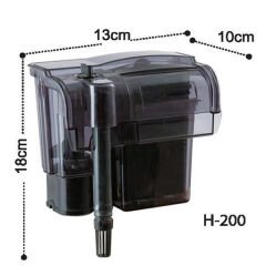 Dophin H 200 Askılı Filtre 250 L/h