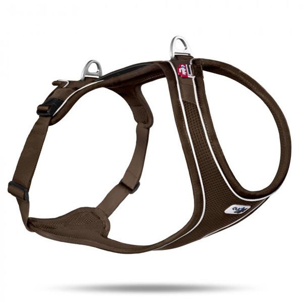 Curli Belka Comfort Harness Köpek Göğüs Tasması Kahverengi Xsmall 58-62x42 Cm