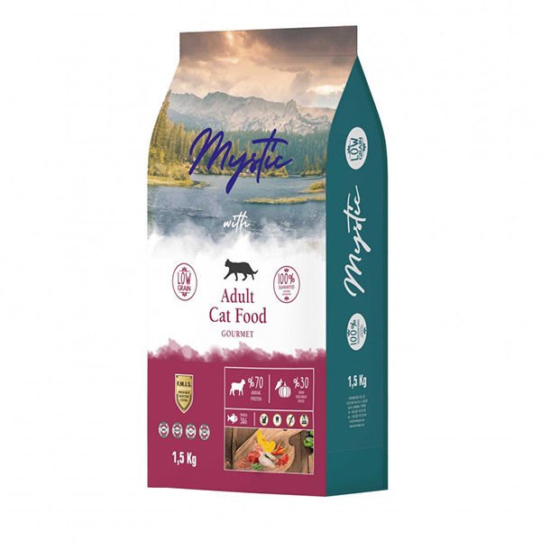 Mystic Gurme Az Tahıllı Yetişkin Kedi Maması 1.5 Kg