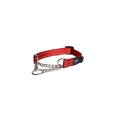 Rogz Utility Control Chain Halsband Kontrol Zicirli Köpek Boyun Tasması Kırmızı Xxlarge 2.5x53-80 Cm