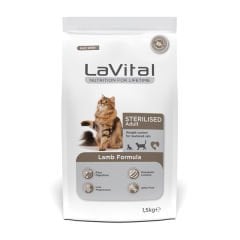 Lavital Sterilised Kuzu Etli Kısırlaştırılmış Kedi Maması 1.5 Kg