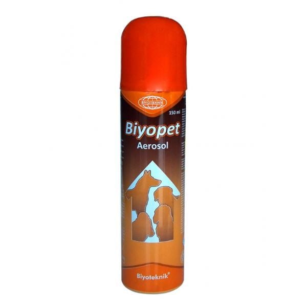 Biyoteknik Biyopet Aerosol Kene Bit Pire Kovucu Kedi ve Köpek için Sprey 150 Ml