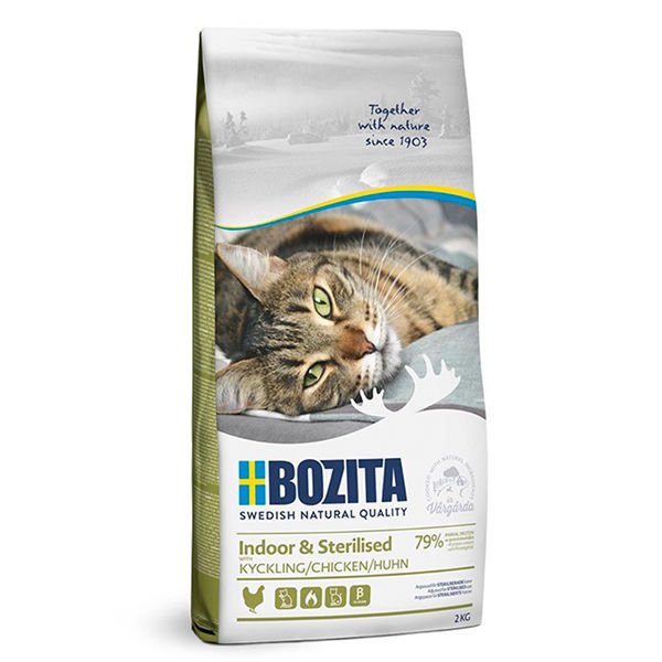 Bozita Indoor Tavuklu Kısırlaştırılmış Yetişkin Kedi Mamasi 2 Kg