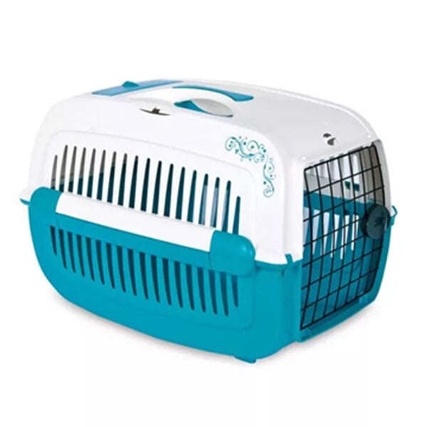 Aquael Comfy Köpek ve Kedi Taşıma Çantası Turkuaz 58.5x38x38.5 Cm