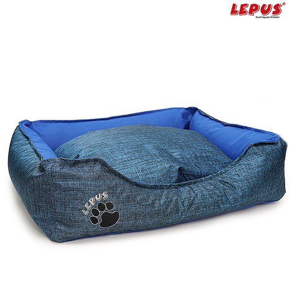 Lepus Dış Mekan Kedi ve Köpek Yatağı Mavi Medium 60x44x22 Cm