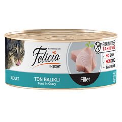 Felicia Tahılsız Ton Balıklı Fileto Yetişkin Konserve Kedi Maması 85 Gr