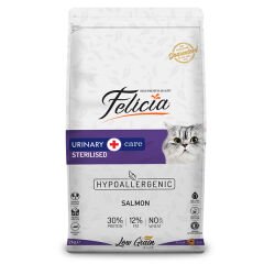 Felicia Düşük Tahıllı Hipoalerjenik Somonlu Kısırlaştırılmış Kedi Maması 2 Kg