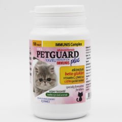 Petguard Plus Beta Glukan Immunis Ekinezyalı Kedi Vitamini 100 Adet