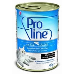 Proline Balıklı Sos içinde Yetişkin Konserve Kedi Maması 415 Gr