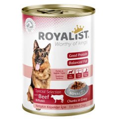 Royalist Biftekli Gravy Yetişkin Konserve Köpek Maması 400 Gr