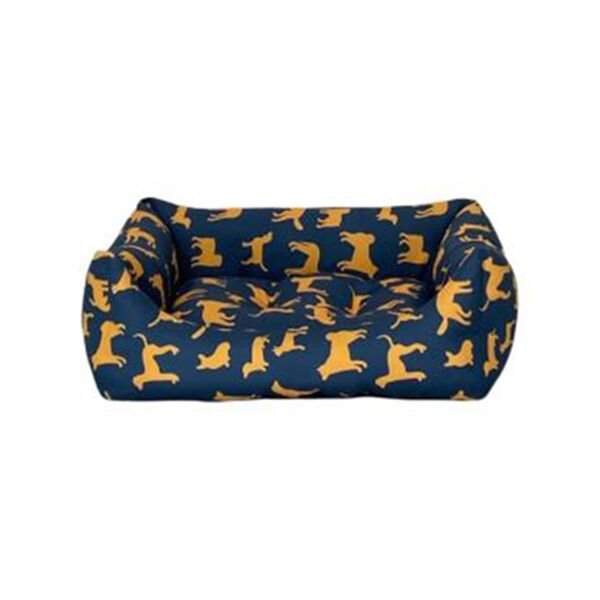 Pet Comfort Uniform Kedi ve Köpek Yatağı Lacivert/Sarı Small 40x50 Cm
