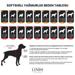 Lindo Dogs Softshell Black Skull Köpek Yağmurluğu Siyah Beden 3