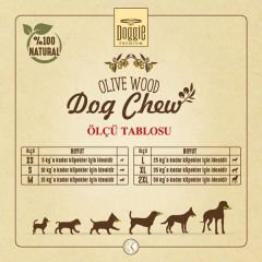 Doggie Doğal Zeytin Ağacı Köpek Çiğneme Oyuncağı Large