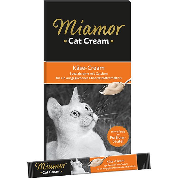 Miamor Cream Peynirli Sıvı Kedi Ödül Maması 5x15 Gr