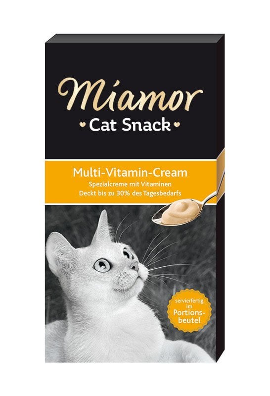 Miamor Cream Multivitamin Katkılı Sıvı Kedi Ödül Maması 6x15 Gr