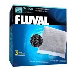 Fluval C4 Akvaryum Filtre Karbonu 3 Adet 140 Gr