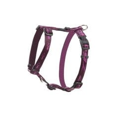 Rogz Alpinist Tuig Dokuma Köpek Göğüs Tasması Mor Small 1.1x23-37 Cm