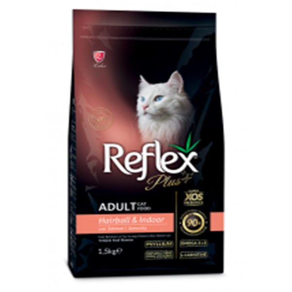 Reflex Plus Adult Hairball Somonlu Yetişkin Kedi Maması 1.5 Kg