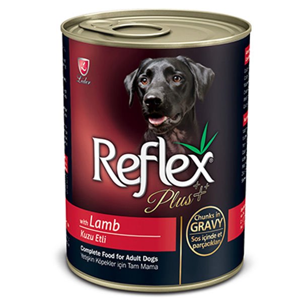 Reflex Plus Adult Kuzulu ve Karaciğerli Yetişkin Konserve Köpek Maması 400 Gr
