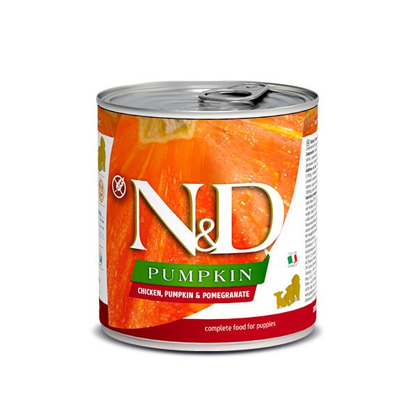N&D Pumpkin Tavuklu Yavru Konserve Köpek Maması 285 Gr