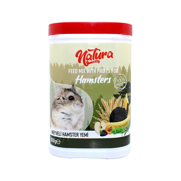 Natura Feed Mix Meyveli Hamster Yemi 1000 Gr