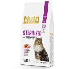 Nutri Feline Adult Sterilised Kısırlaştırılmış Somonlu Yetişkin Kedi Maması 10 Kg