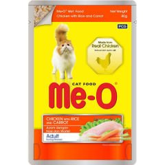 Meo Tavuk Pirinç Ve Havuçlu Yetişkin Kedi Konservesi 80 Gr