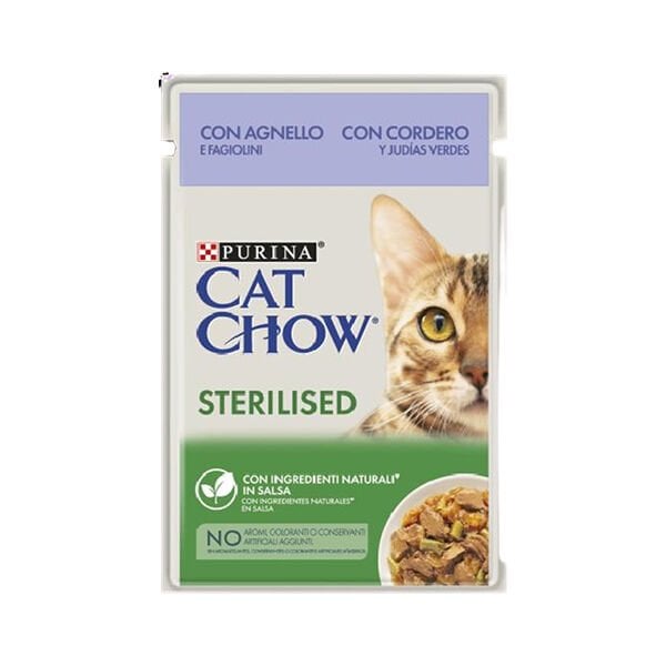 Cat Chow Sterilised Kuzu Etli Kısırlaştırılmış Konserve Kedi Maması 85 Gr