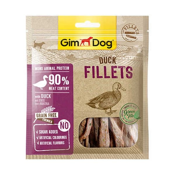 Gimdog Fileto Tahılsız Ördekli Köpek Ödülü 60 Gr