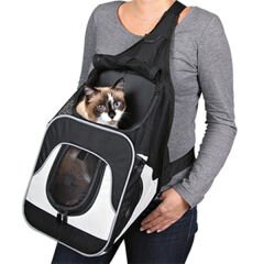 Trixie Savina Kedi ve Köpek Taşıma Çantası Gri/Siyah 30x33x26 Cm