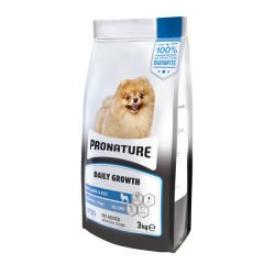 Pronature Daily Puppy Küçük Irk Kuzu Etli Yavru Köpek Maması 3 Kg