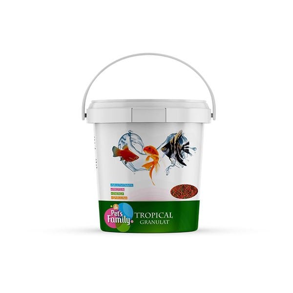 Pets Family Tropical Granulat Tropikal Granül Balık Yemi 3 Kg