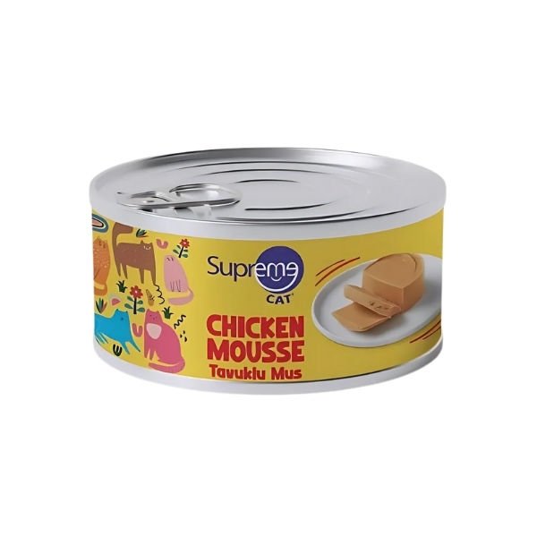 Supreme Cat Püre Tavuklu Yetişkin Konserve Kedi Maması 85 Gr