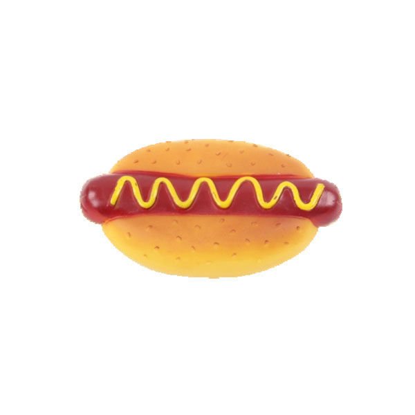 Pawise Vinyl Hot Dog Köpek Oyuncağı Renkli