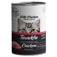 Eco Natura Kitten Tavuklu Yavru Kedi Konservesi 400 Gr