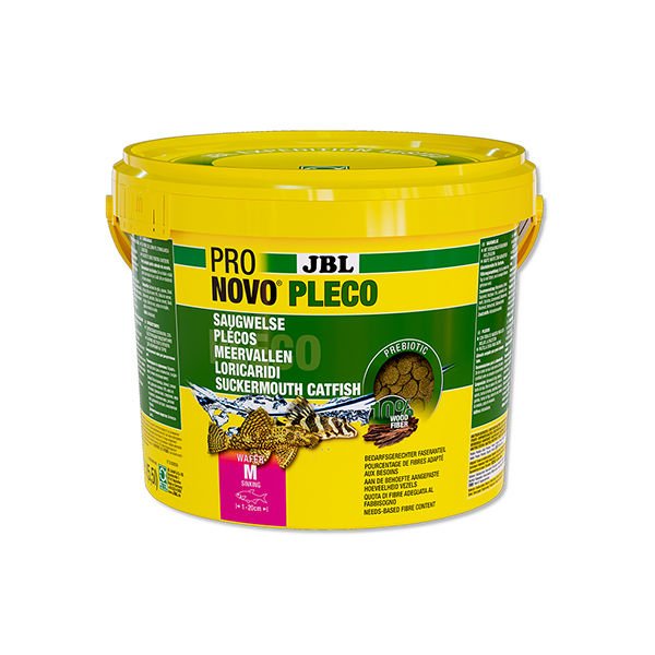 JBL Pronovo Pleco Wafer Ağaç Lifi İçeren Balık Yem Tableti Medium 5.5 Lt