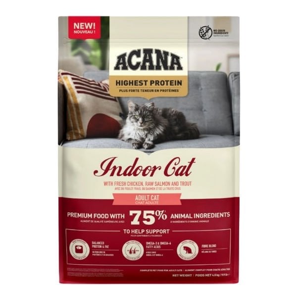 Acana Indoor Yüksek Proteinli Tavuklu ve Balıklı Kısırlaştırılmış Kedi Maması 1.8 Kg