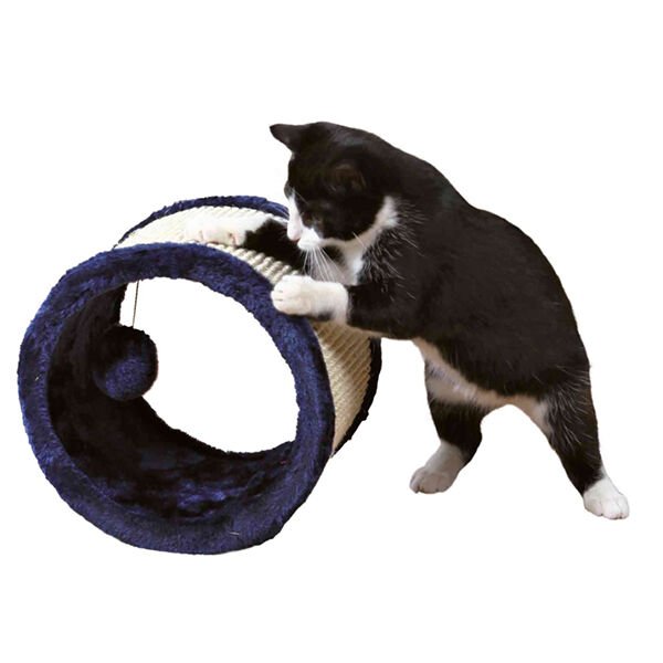 Trixie Kedi Tırmalama Tahtası ve Oyuncağı Mavi 23x20 Cm