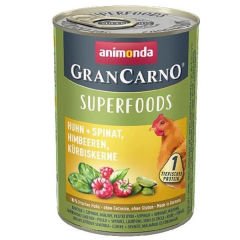 Animonda Gran Carno Superfoods Tavuklu Yetişkin Köpek Konservesi 400 Gr