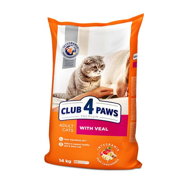 Club4Paws Premium Adult Dana Etli Yetişkin Kedi Maması 14 Kg