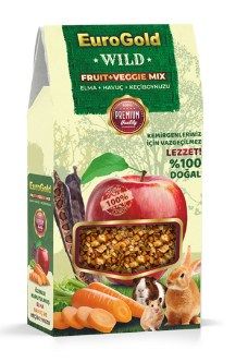 Euro Gold Wild Fruit Veggie Mix Kemirgen Ödülü 120 Gr