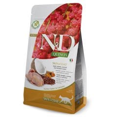 N&D Quinoa Skin Coat Bıldırcın Yetişkin Kedi Maması 1.5 Kg